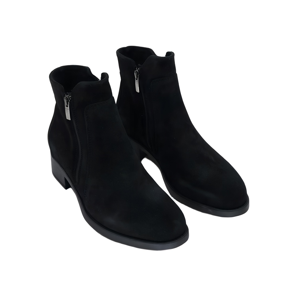 La Canadienne Womens Ara City Dry Ankle Boots Black Suede Size 8M